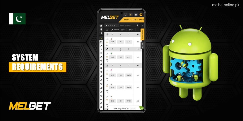 Android Melbet App System Requirements