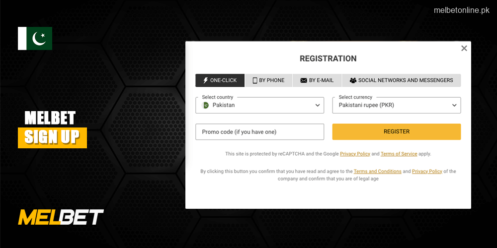 Few Simple steps how to Sign Up on Melbet