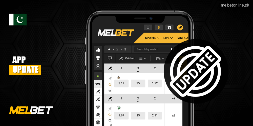 Few Simple steps how to Update MelBet App