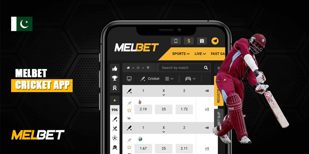 Description of Melbet Cricket App