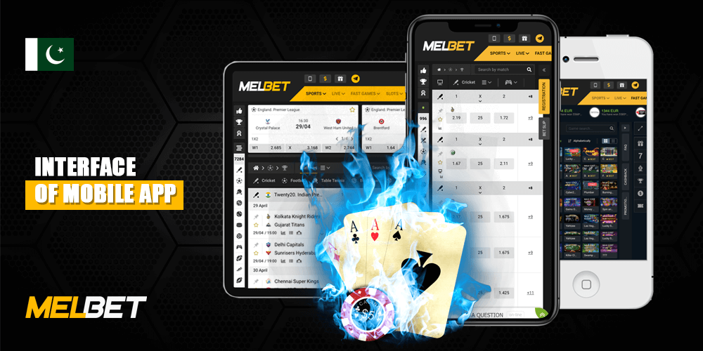 Advantages of Melbet Betting App - Interface