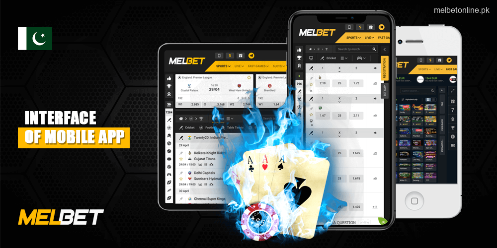 Advantages of Melbet Betting App - Interface