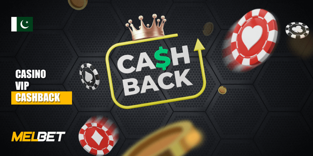 Casino VIP cashback - is Melbet's loyalty program, which is designed for those users who play at the casino